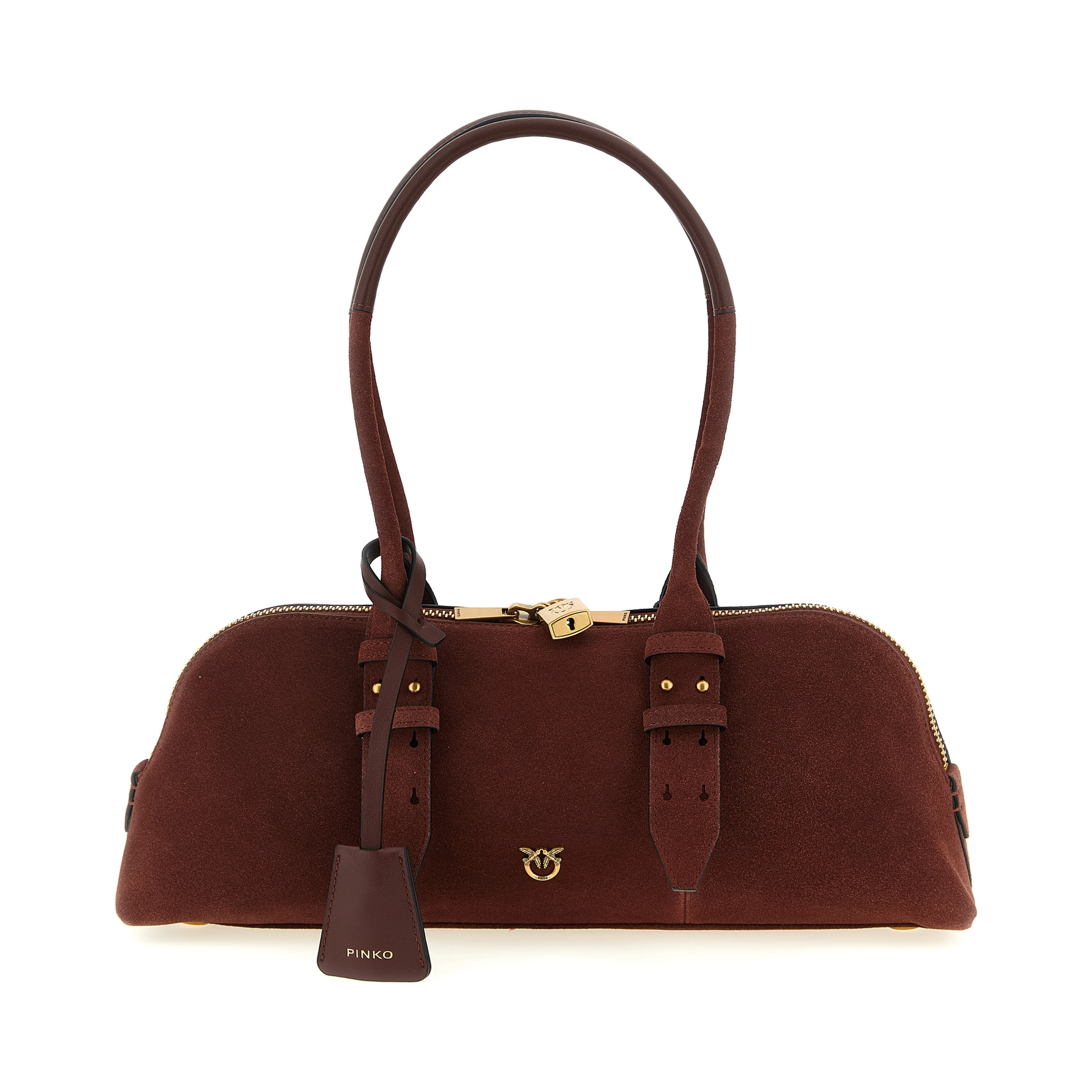 Bordeaux Cowhide Shoulder Bag