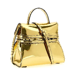 Gold Polyethylene Handbag