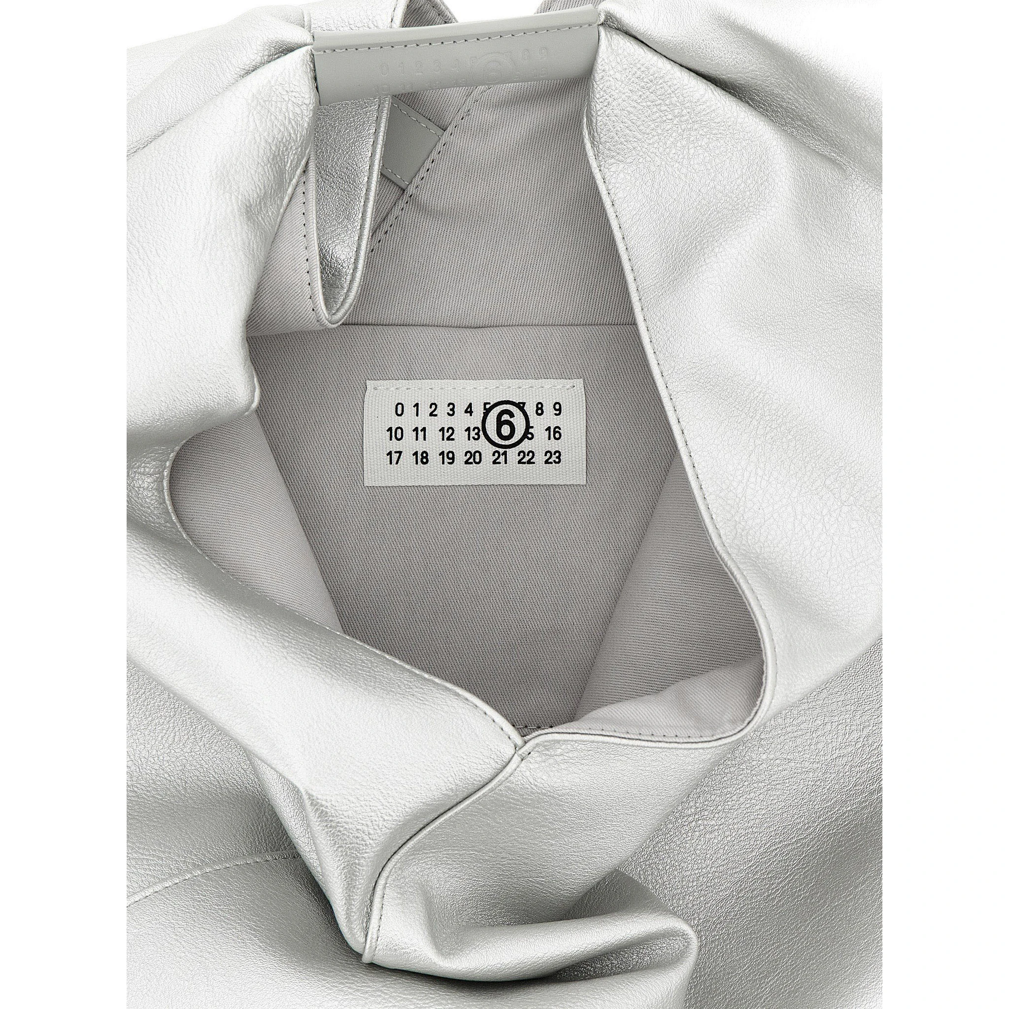 Silver Polyethylene Handbag