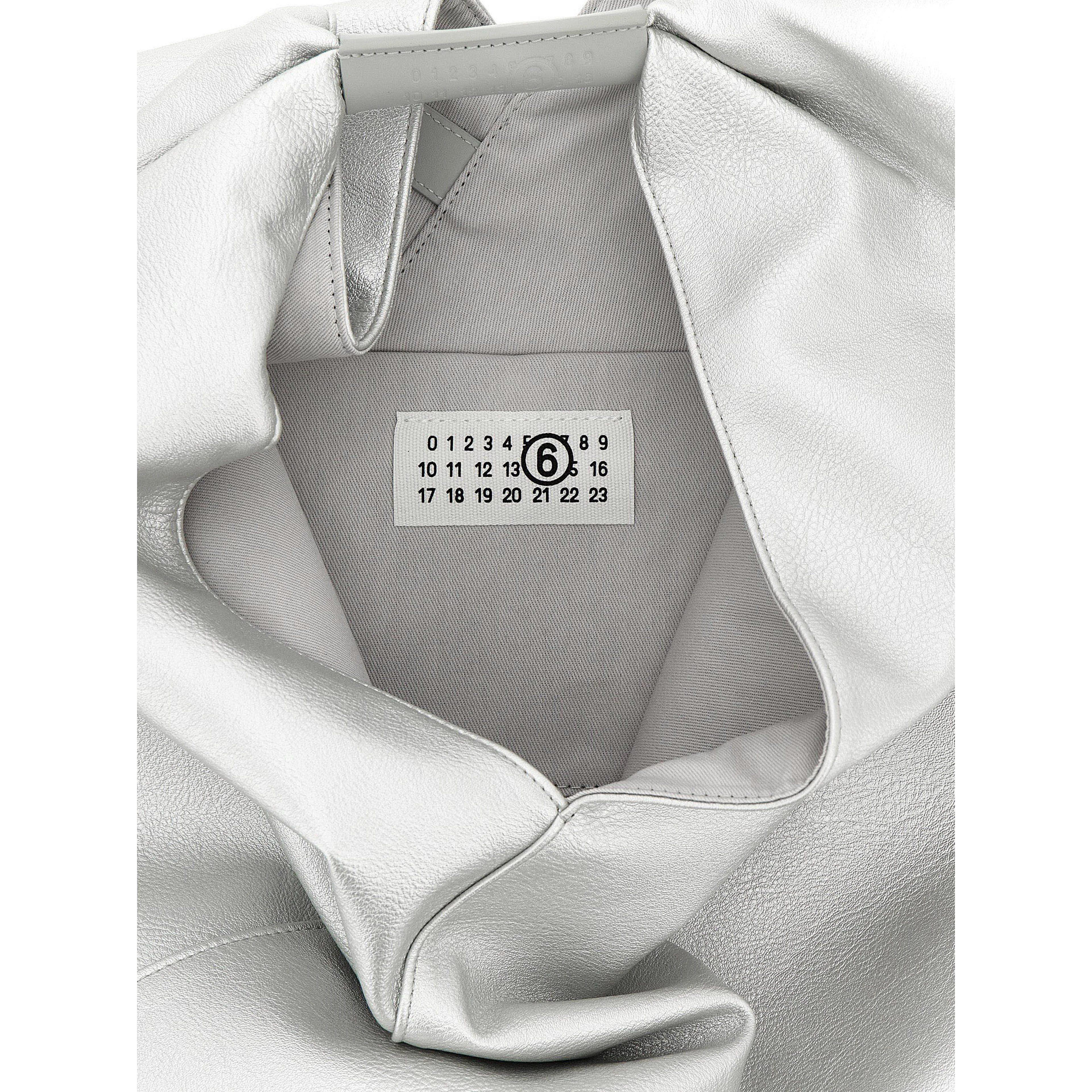 Silver Polyethylene Handbag