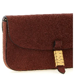 Bordeaux Cowhide Shoulder Bag
