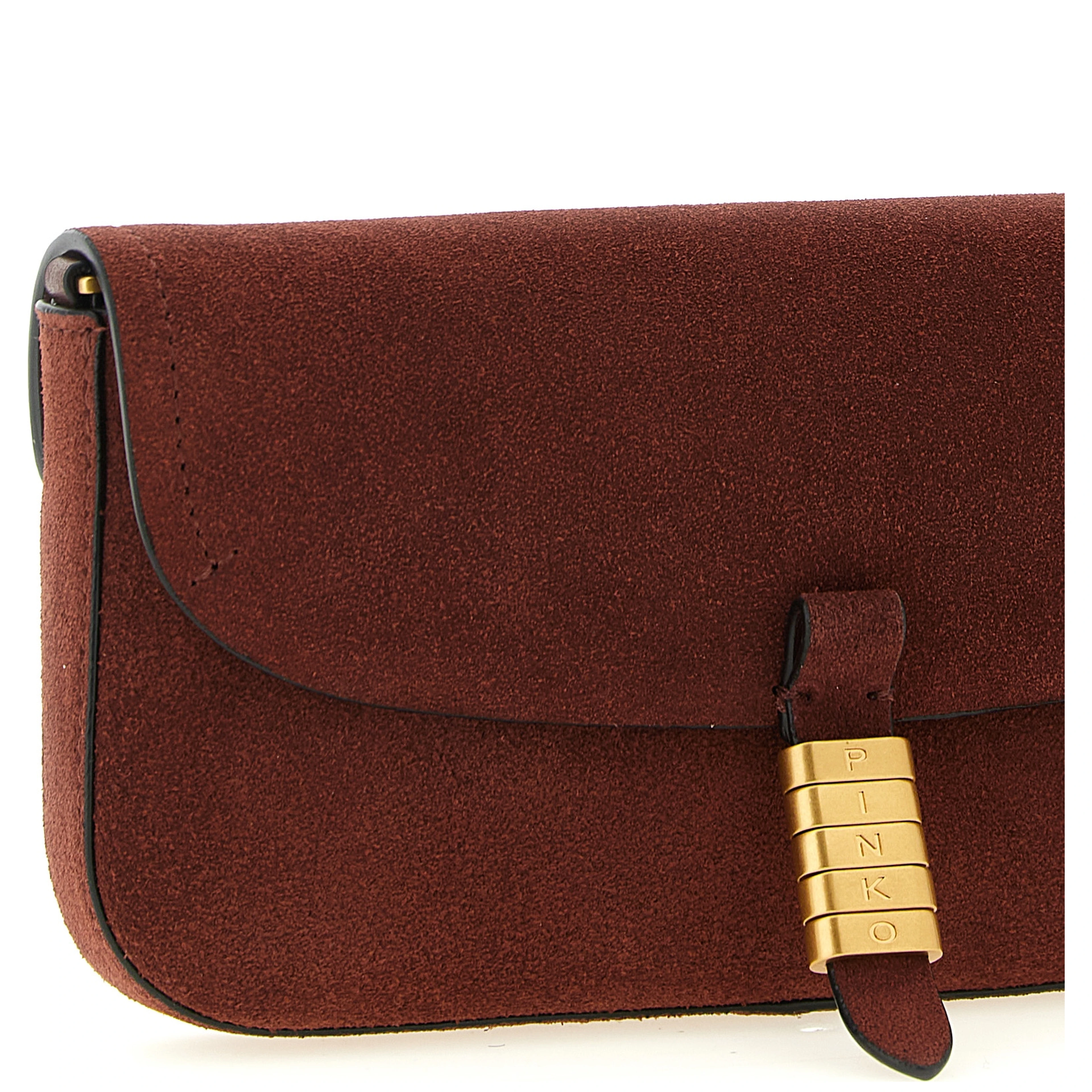 Bordeaux Cowhide Shoulder Bag