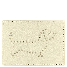Beige Calfskin Cardholder