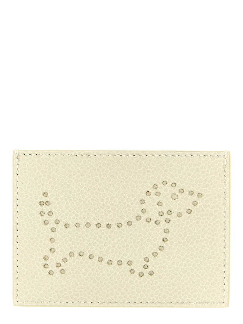 Beige Calfskin Cardholder