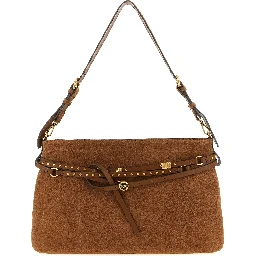 Brown Cowhide Shoulder Bag