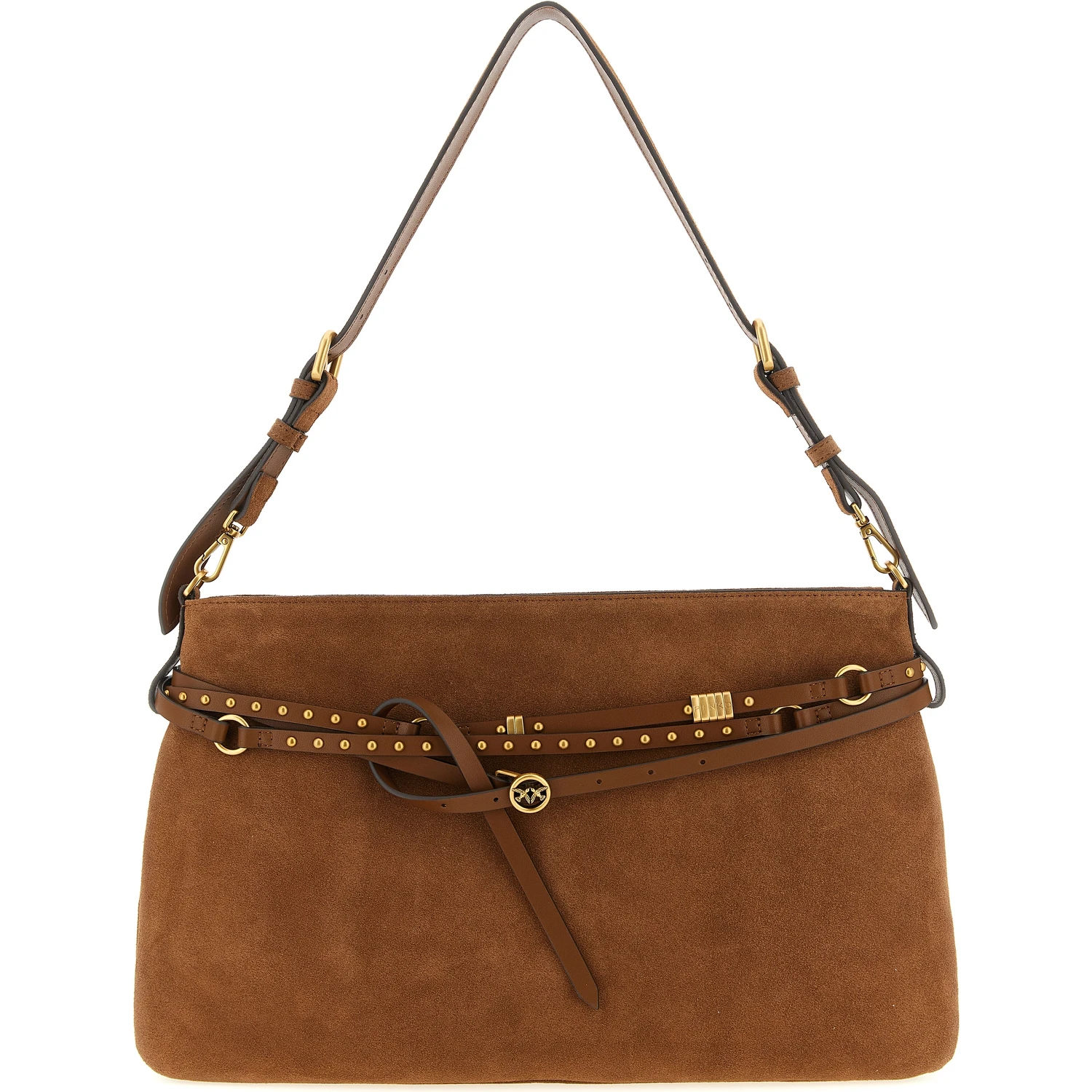 Brown Cowhide Shoulder Bag