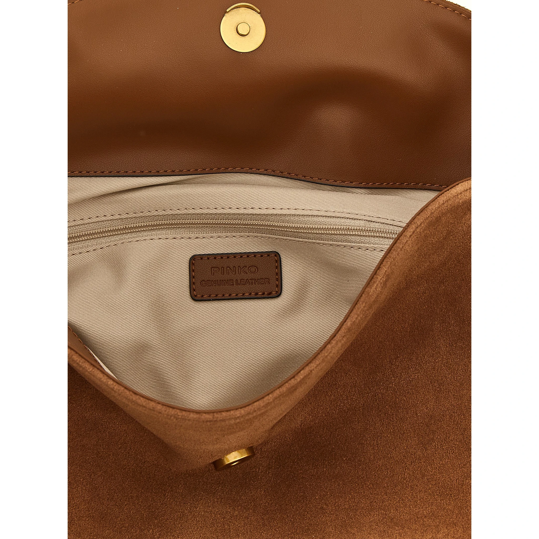 Brown Cowhide Shoulder Bag
