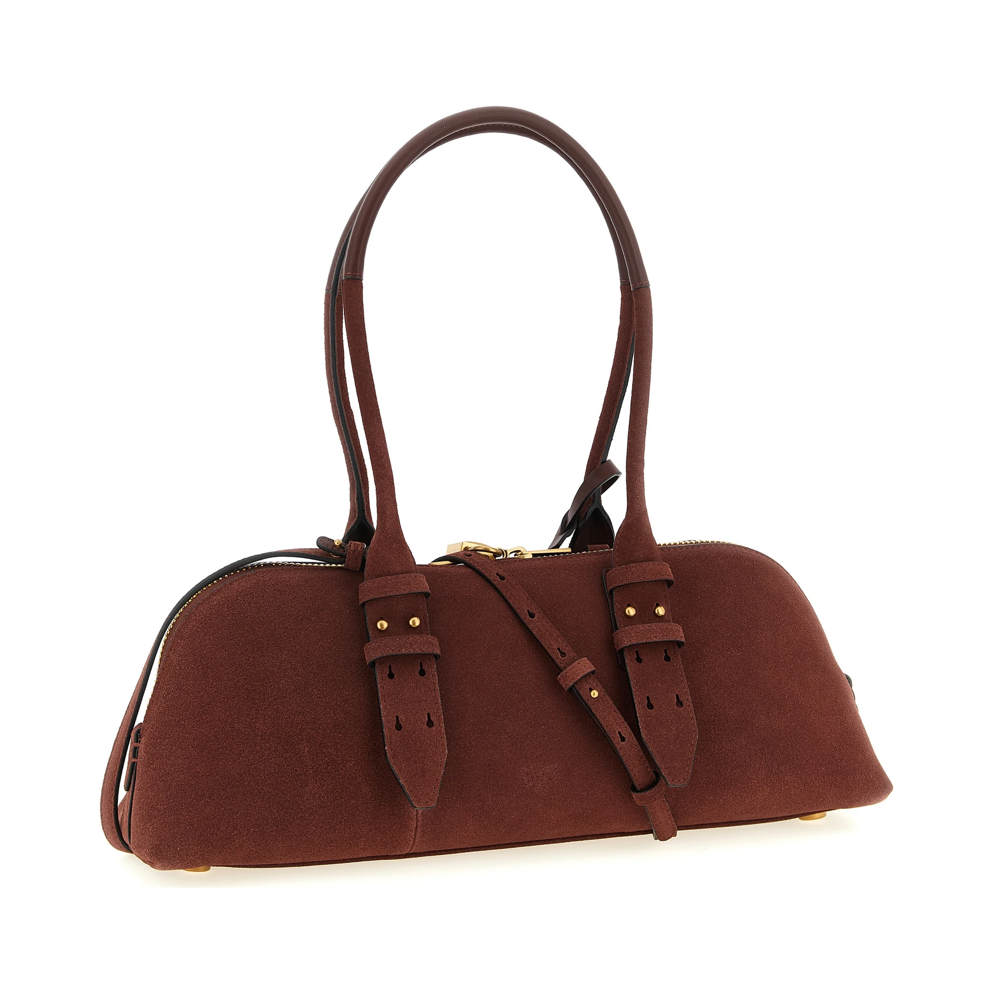 Bordeaux Cowhide Shoulder Bag