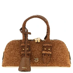 Brown Cowhide Shoulder Bag