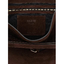 Brown Calfskin Shoulder Bag