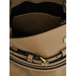 Beige Napa Leather / Calf Bos Taurus Handbag