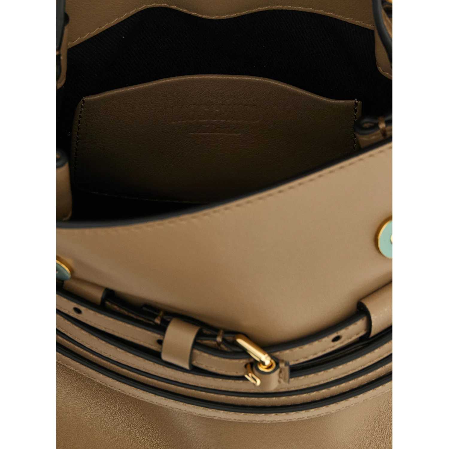 Beige Napa Leather / Calf Bos Taurus Handbag