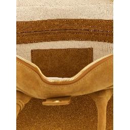 Beige Cowhide Handbag