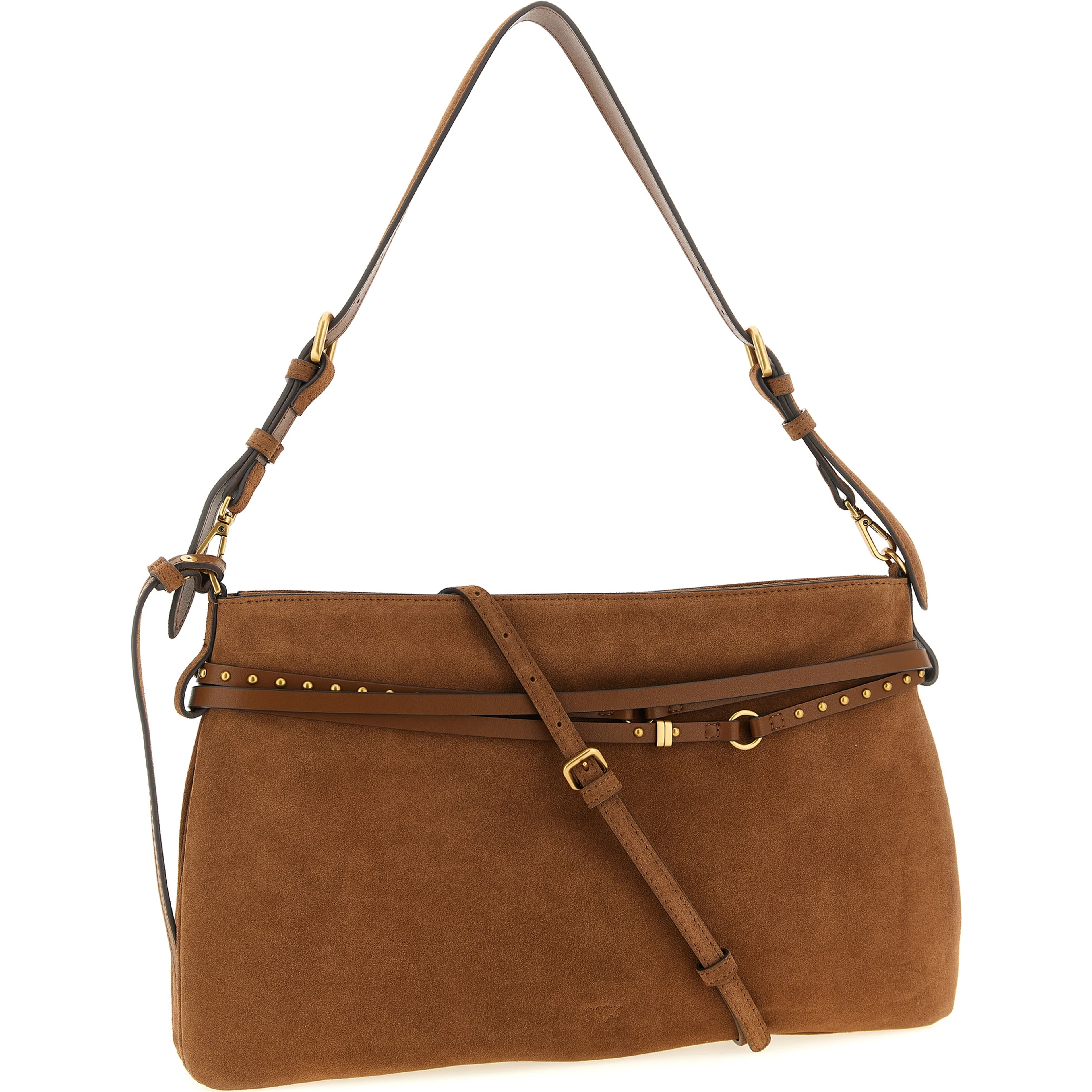 Brown Cowhide Shoulder Bag