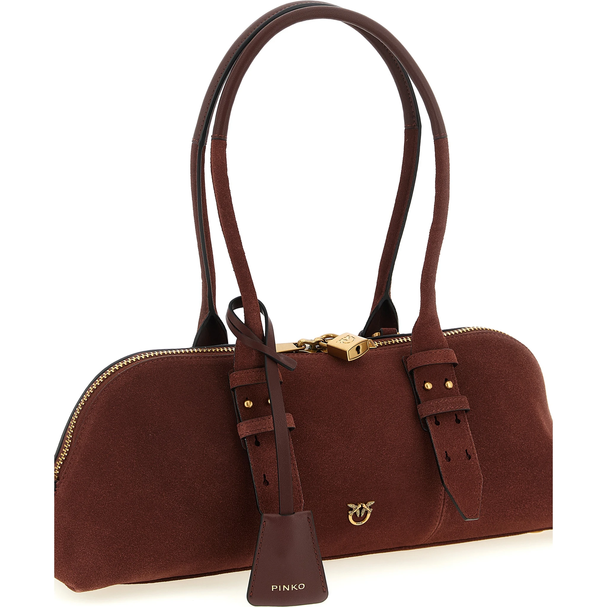 Bordeaux Cowhide Shoulder Bag