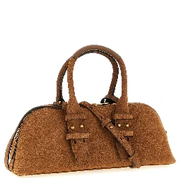 Brown Cowhide Shoulder Bag