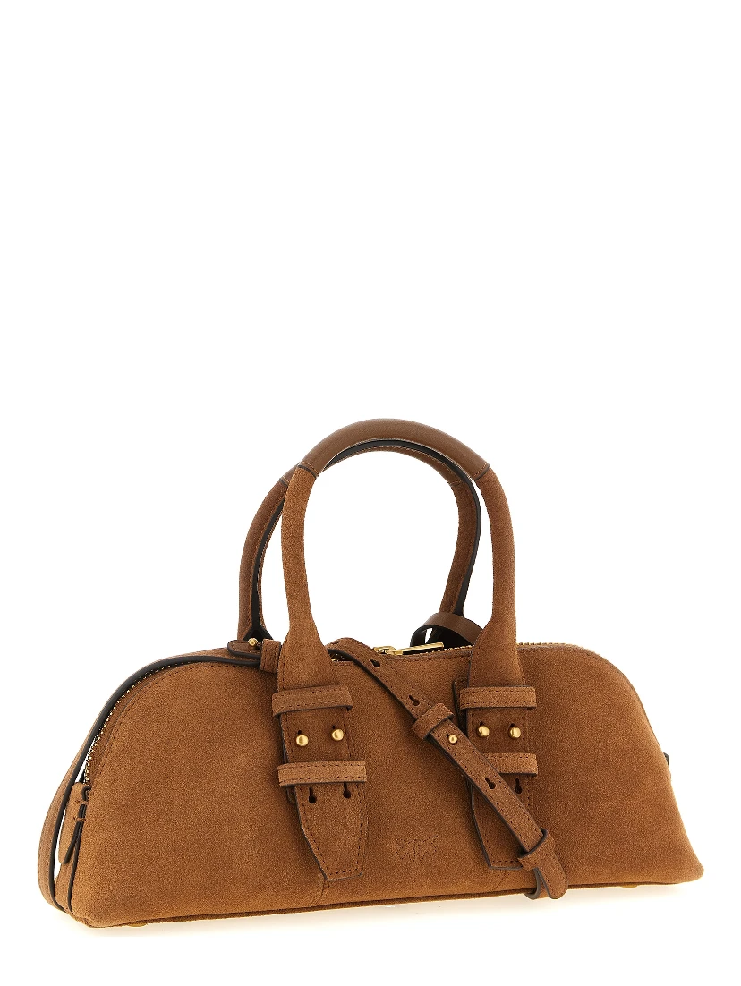 Brown Cowhide Shoulder Bag