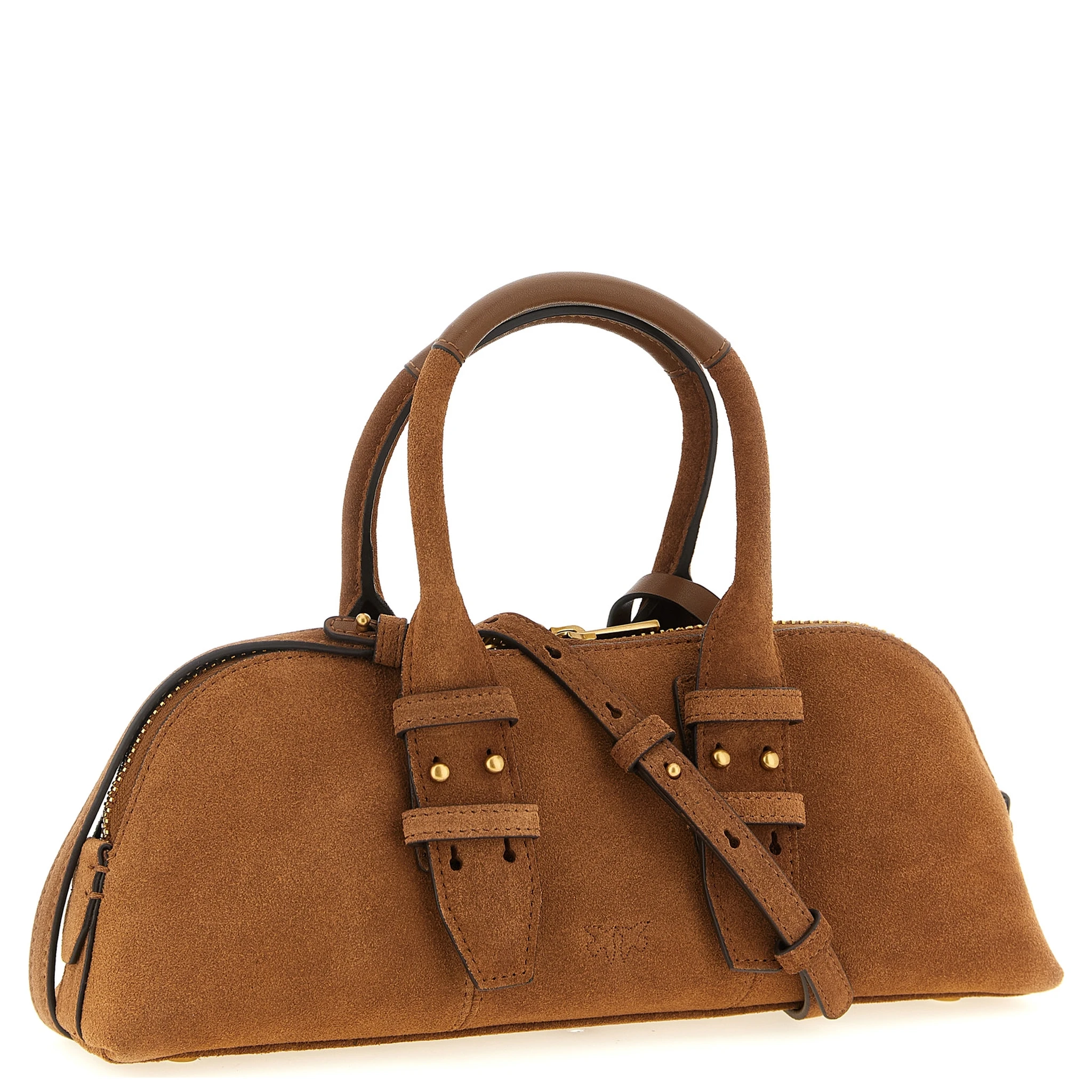 Brown Cowhide Shoulder Bag