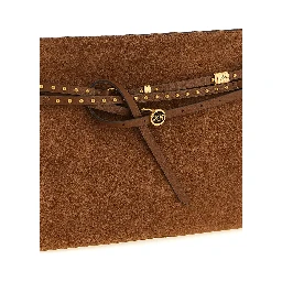 Brown Cowhide Shoulder Bag