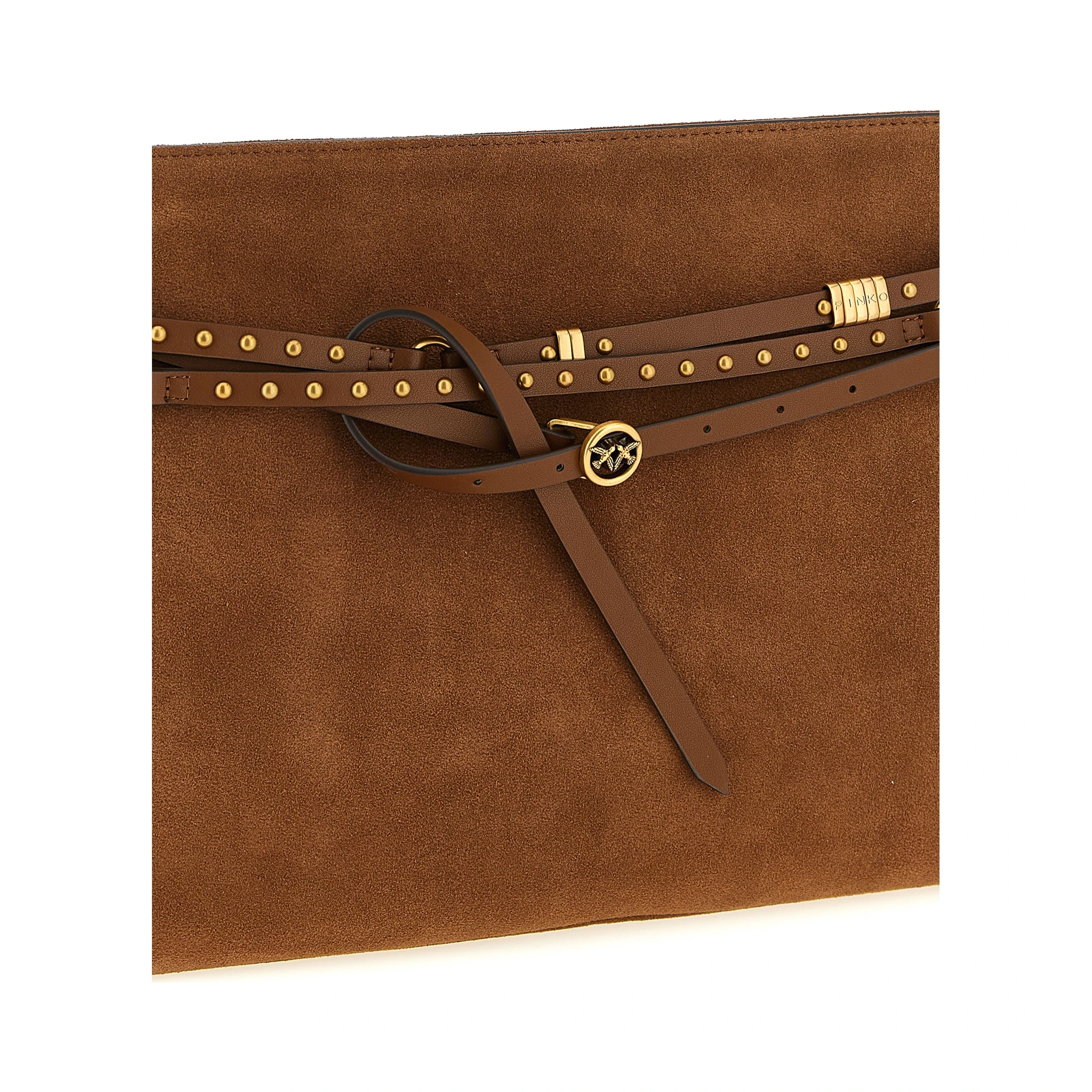 Brown Cowhide Shoulder Bag