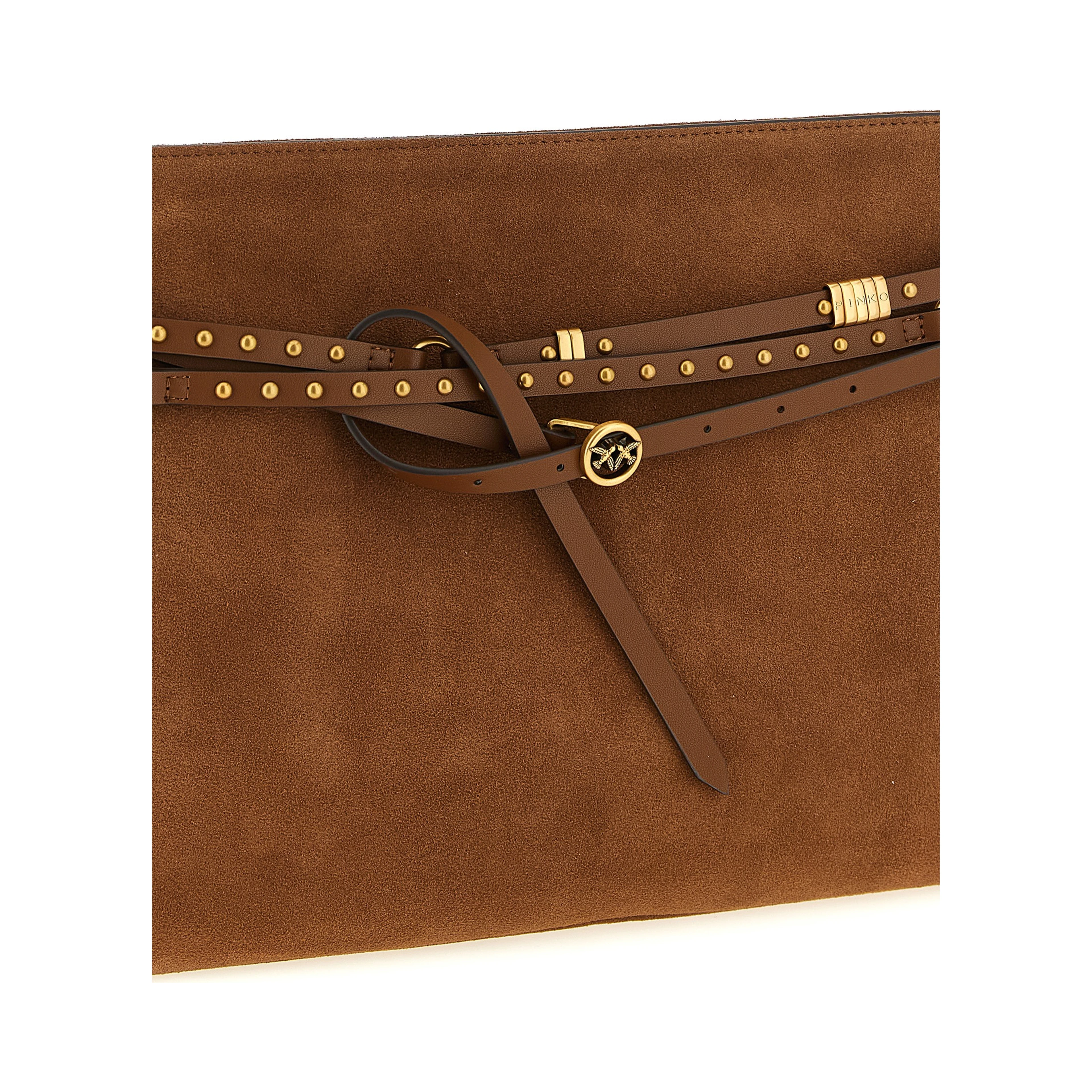 Brown Cowhide Shoulder Bag