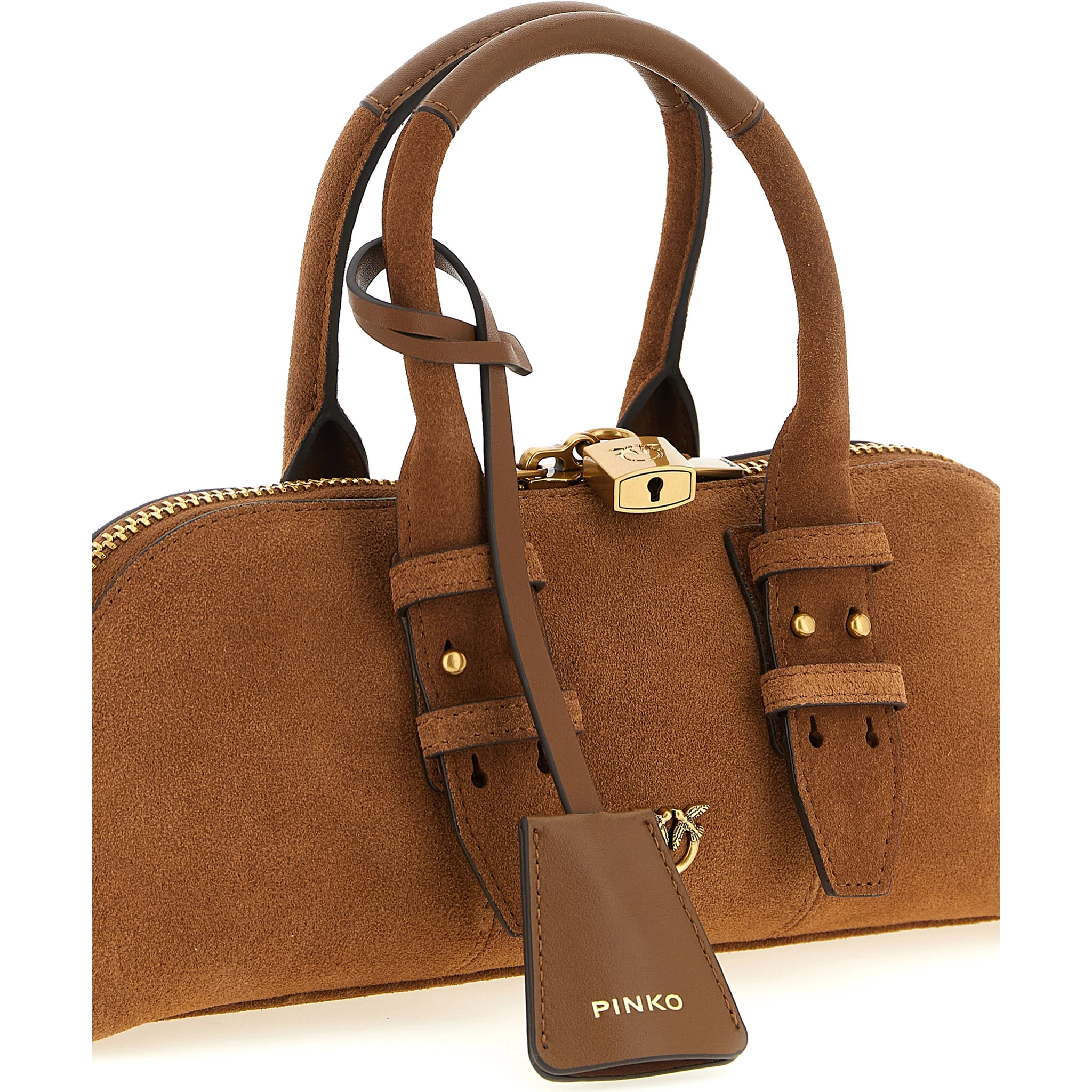 Brown Cowhide Shoulder Bag