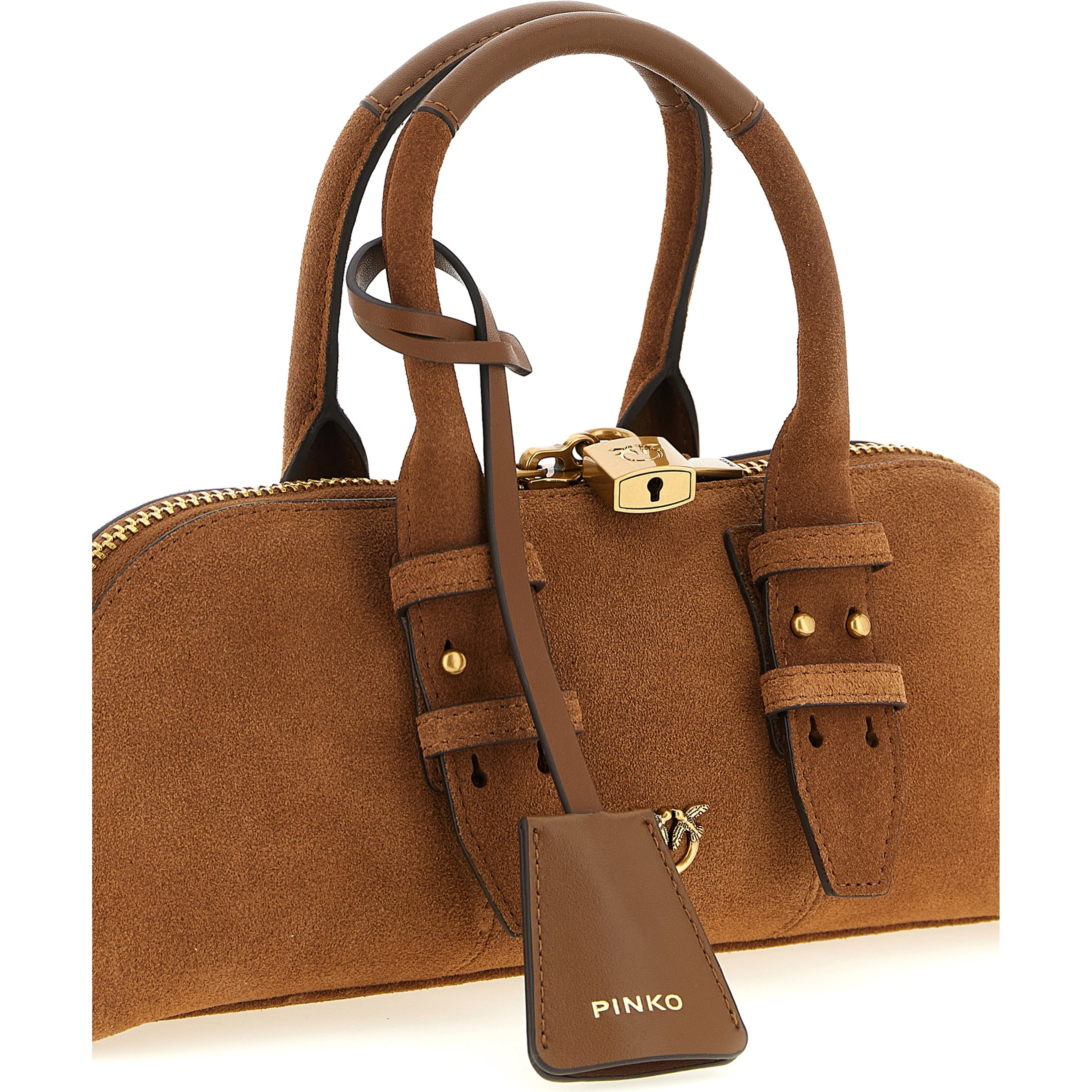 Brown Cowhide Shoulder Bag
