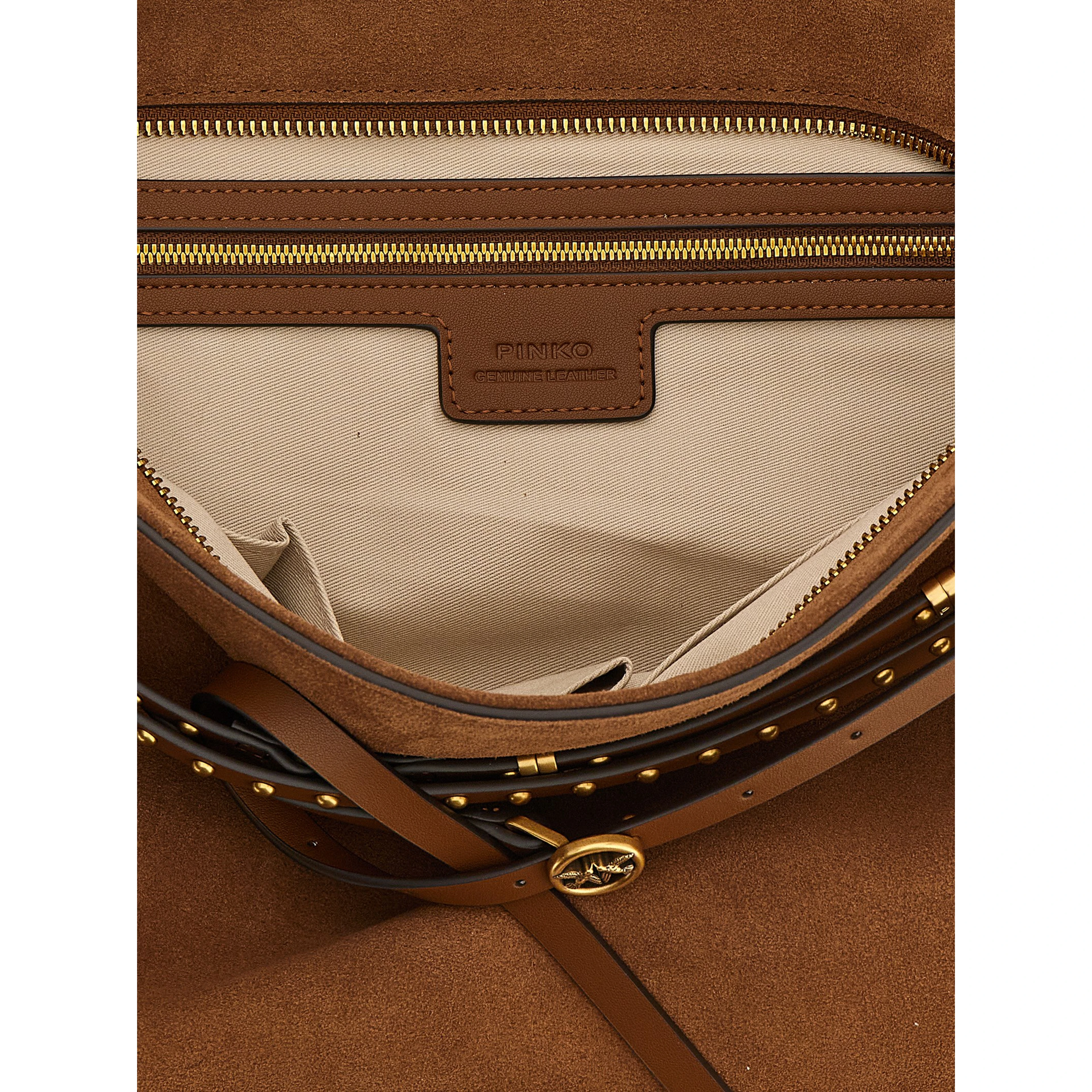 Brown Cowhide Shoulder Bag