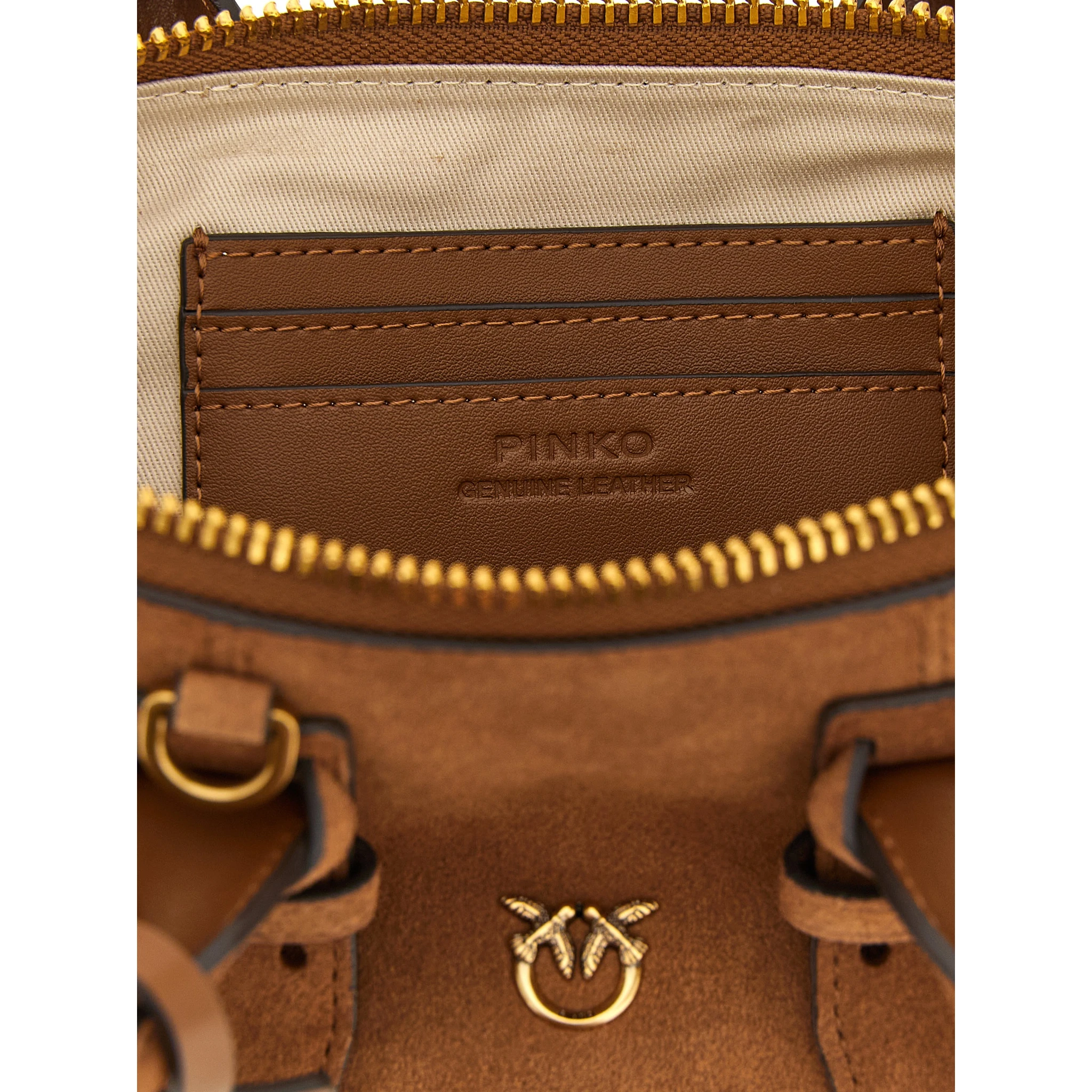 Brown Cowhide Shoulder Bag