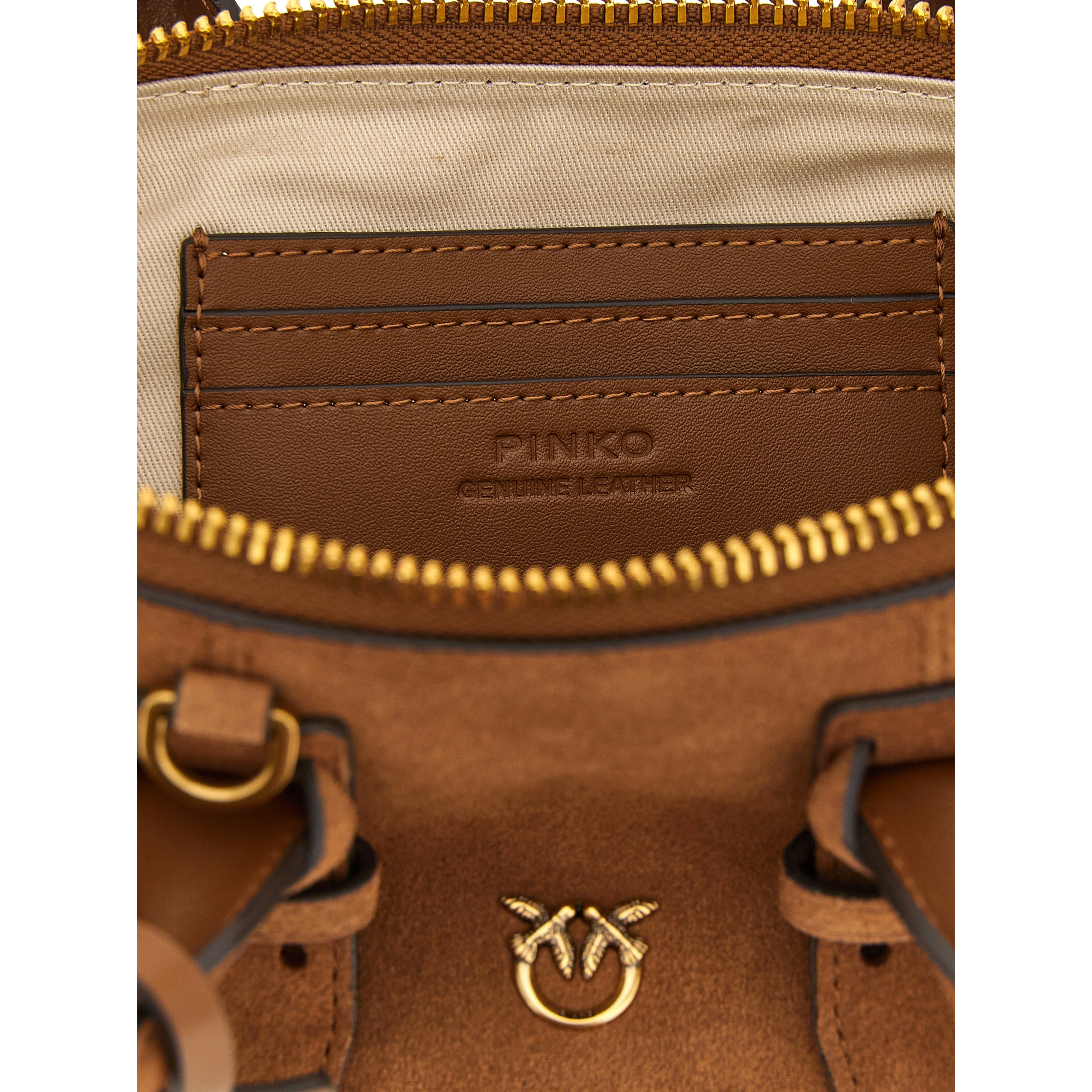 Brown Cowhide Shoulder Bag