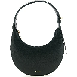 Bicolor Calfskin Shoulder Bag