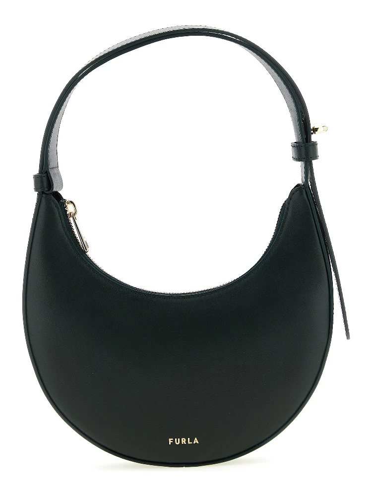 Bicolor Calfskin Shoulder Bag
