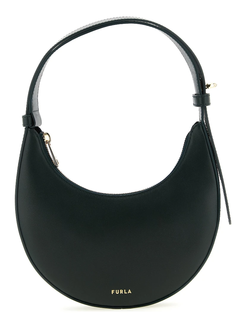 Bicolor Calfskin Shoulder Bag
