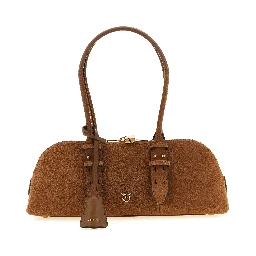 Brown Cowhide Shoulder Bag