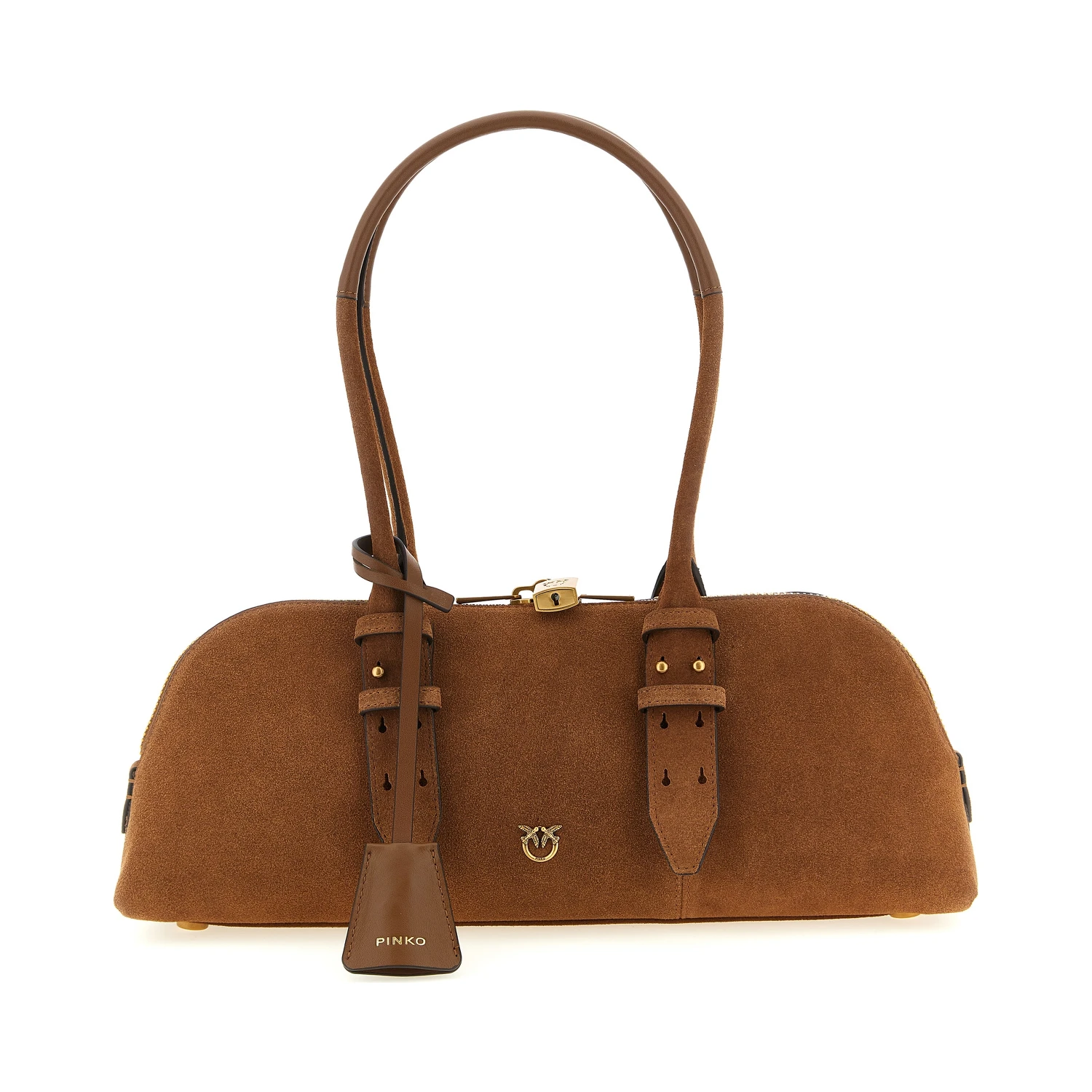 Brown Cowhide Shoulder Bag