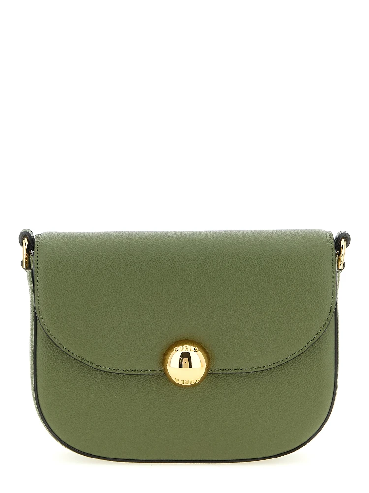 Bicolor Calfskin Crossbody Bag