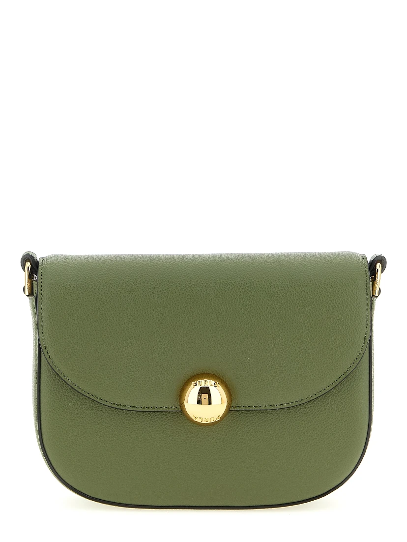 Bicolor Calfskin Crossbody Bag