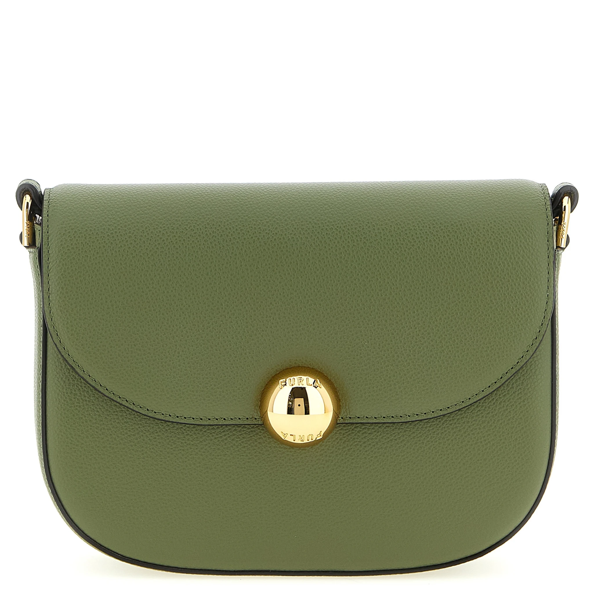 Bicolor Calfskin Crossbody Bag