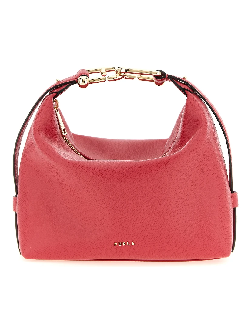 Fuchsia Calfskin Shoulder Bag