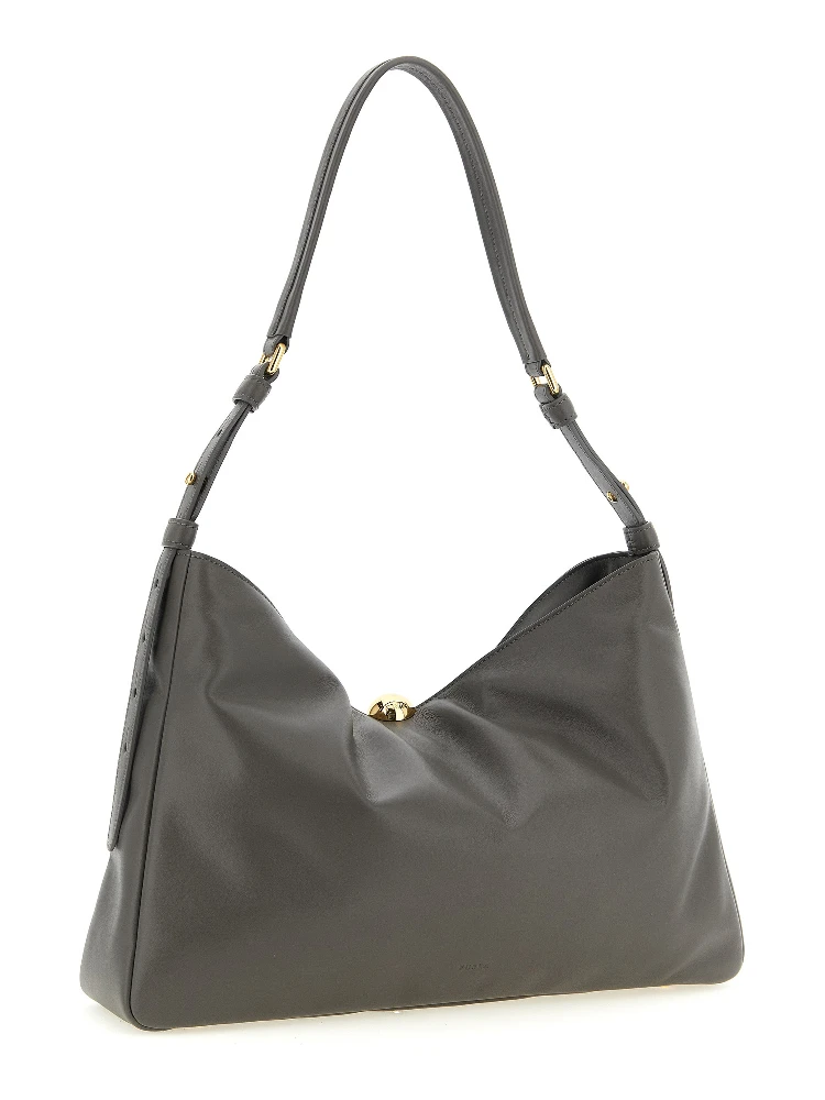 Gray Calfskin Shoulder Bag alternative