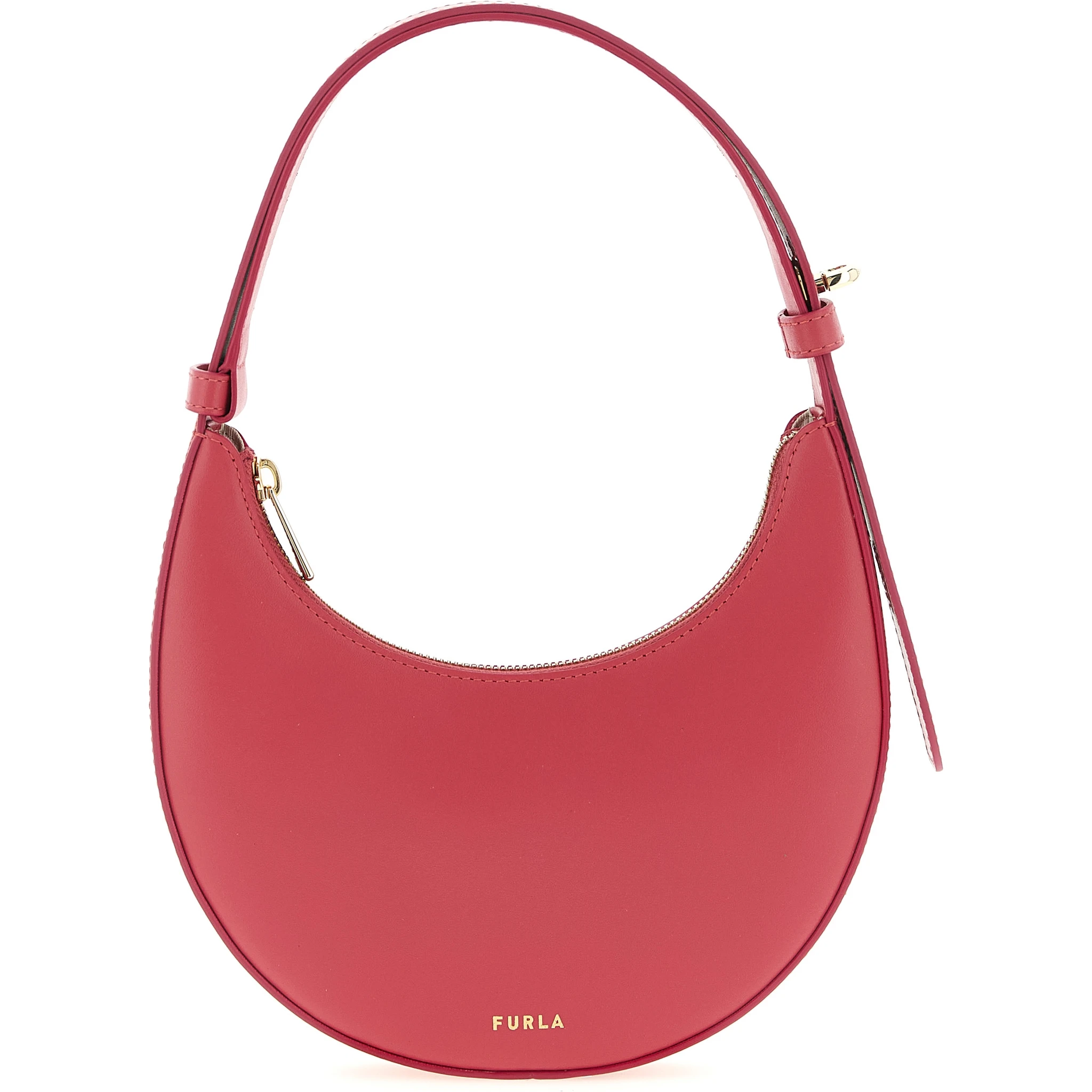 Fuchsia Calfskin Shoulder Bag