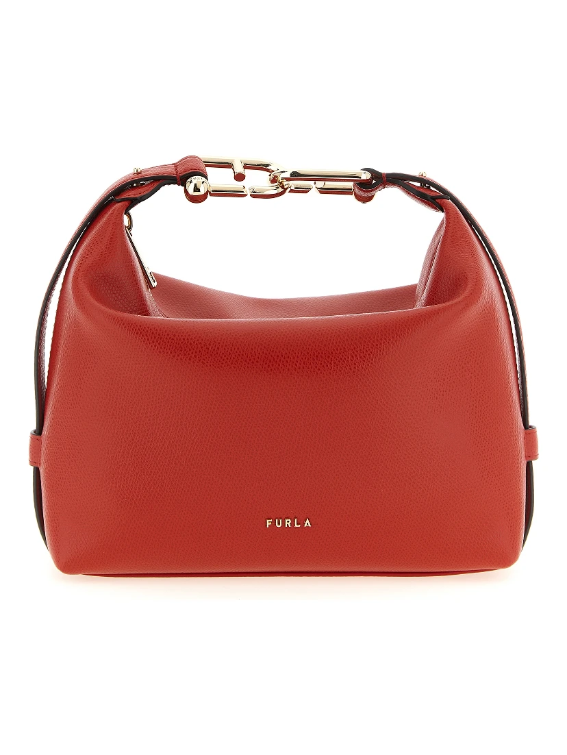 Multicolor Calfskin Shoulder Bag
