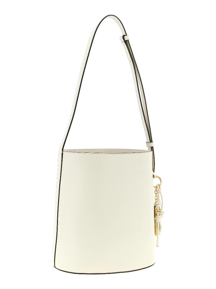 White Calfskin Shoulder Bag alternative