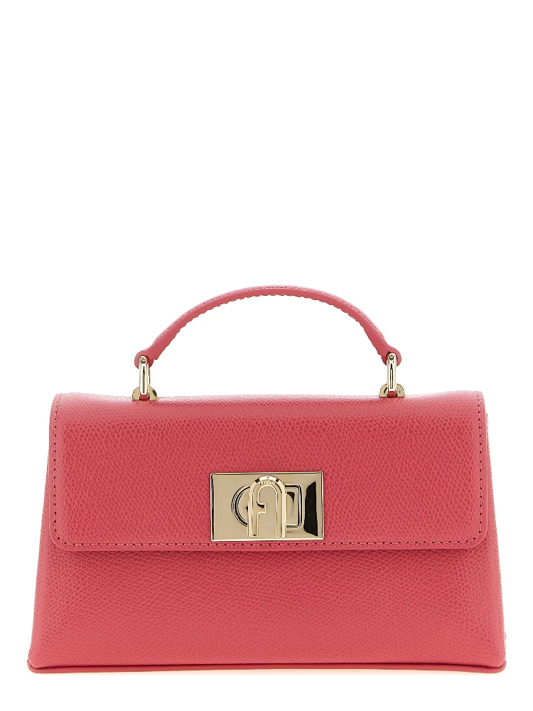 Fuchsia Calfskin Crossbody Bag