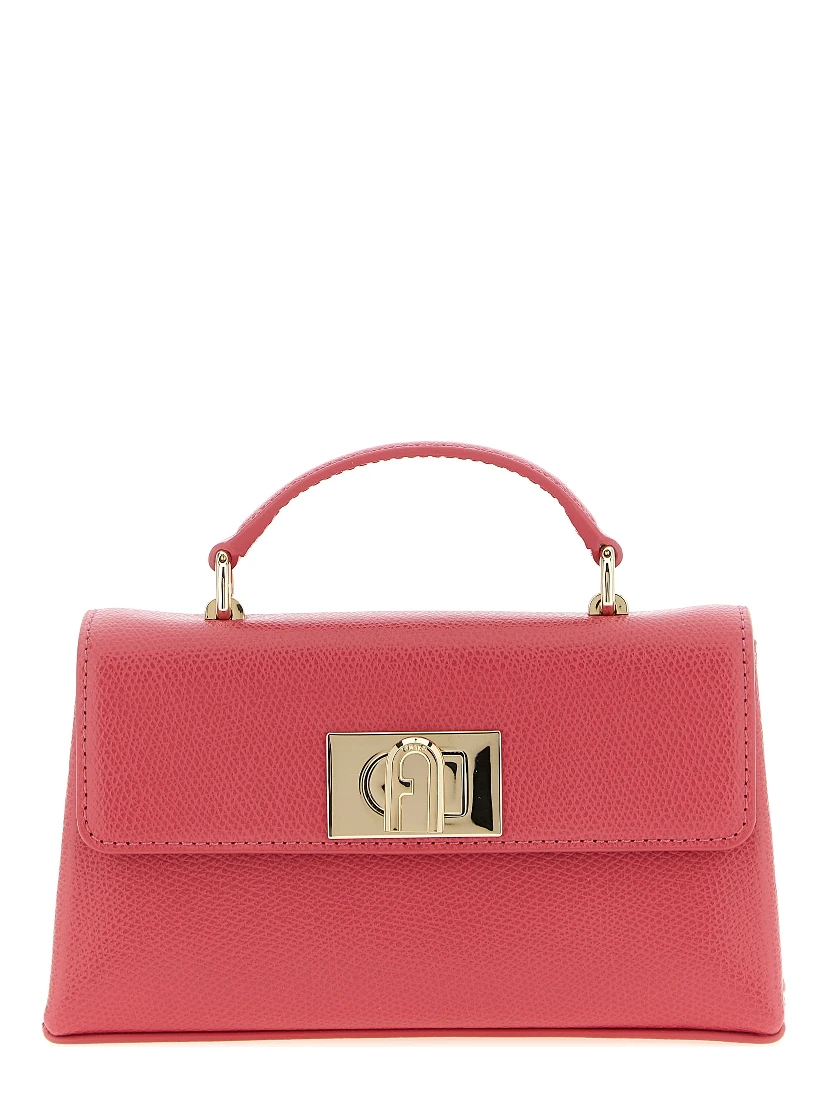 Fuchsia Calfskin Crossbody Bag