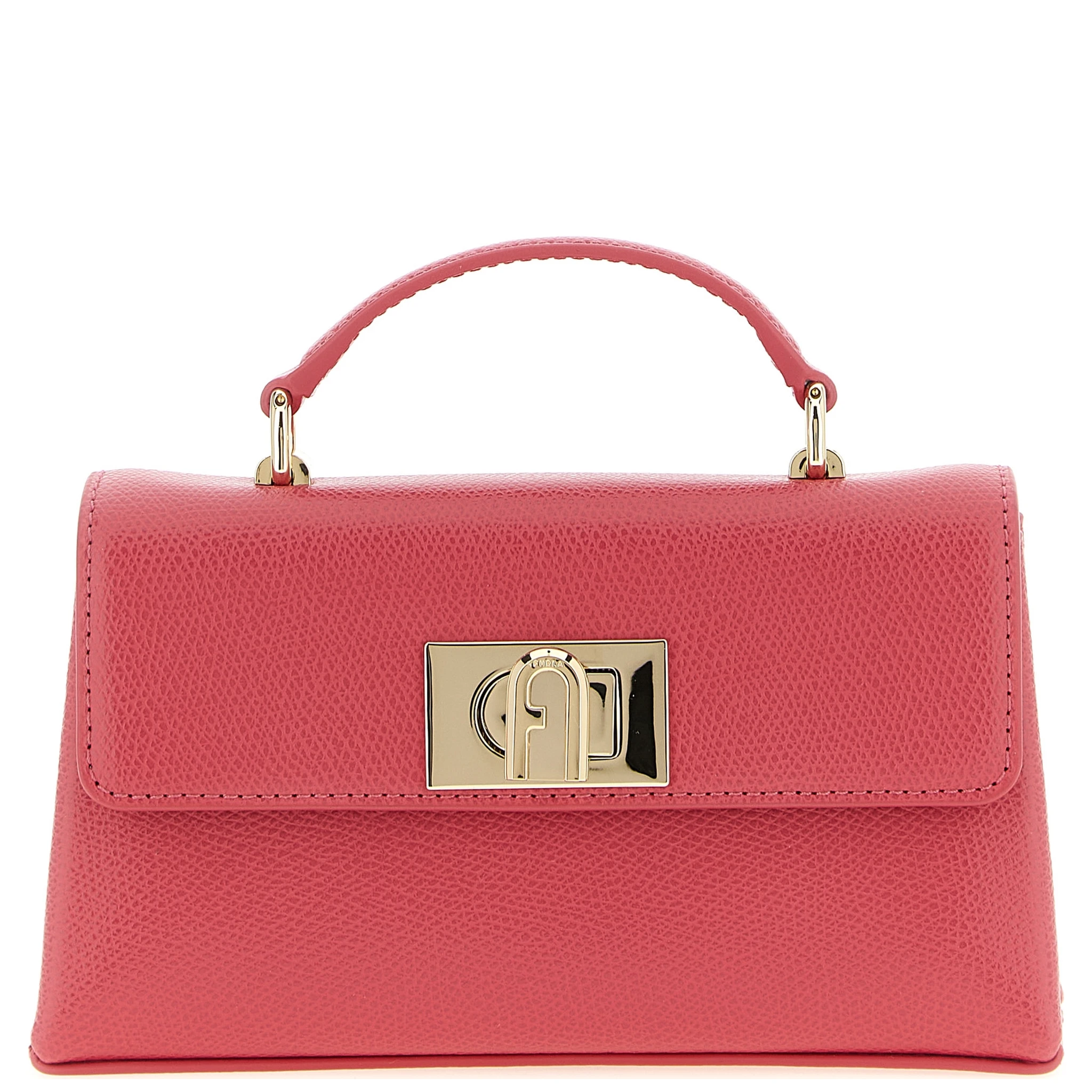 Fuchsia Calfskin Crossbody Bag