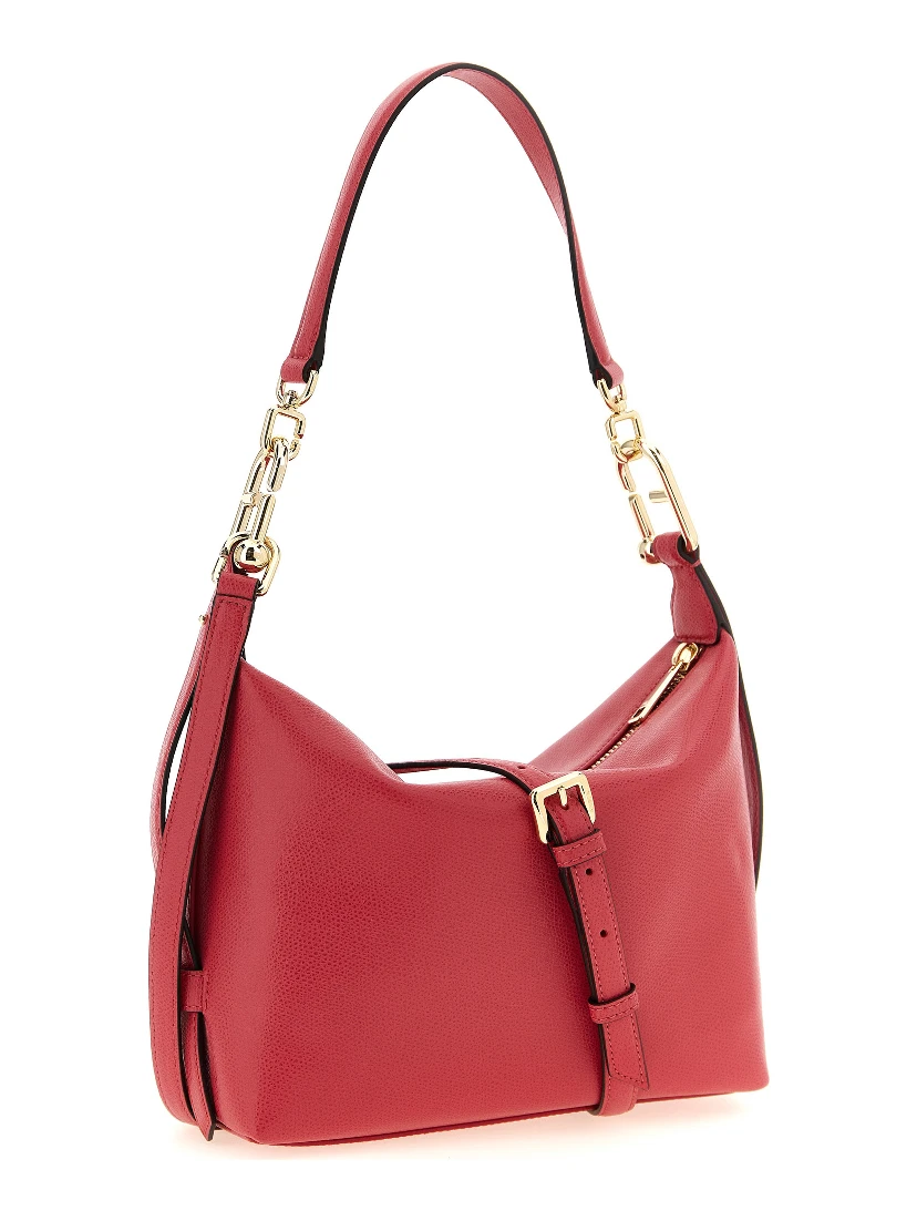 Fuchsia Calfskin Shoulder Bag