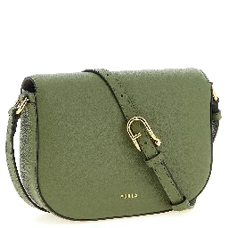 Bicolor Calfskin Crossbody Bag