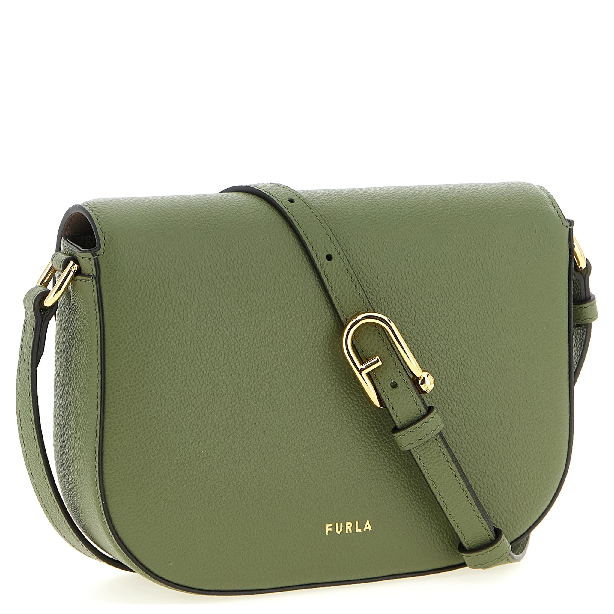 Bicolor Calfskin Crossbody Bag