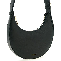Bicolor Calfskin Shoulder Bag